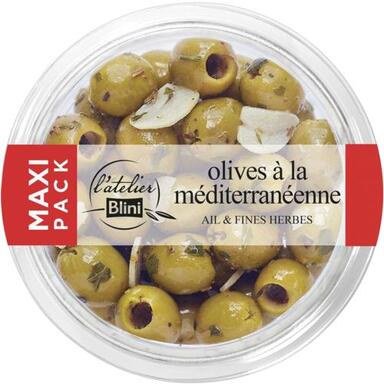 Olives "l'atelier Blini" à la méditerranéenne