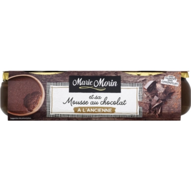 Image de "Marie Morin" et sa mousse au chocolat à l'ancienne