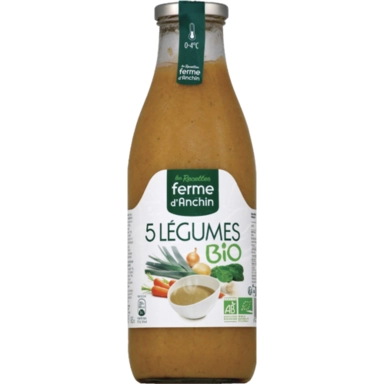 Image de Soupe Bio 5 légumes "Ferme d'Anchin"