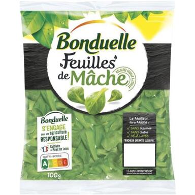 Feuille de mâche "Bonduelle"