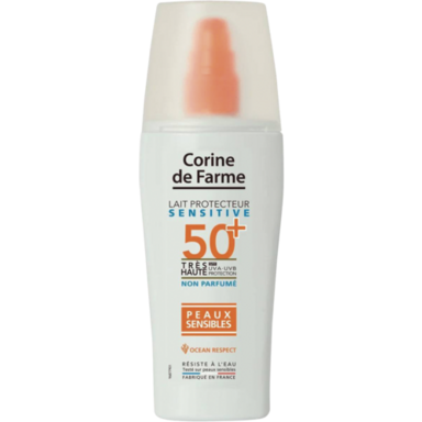 Lait protecteur sensitive SPF 50+ "Corine de Farme"