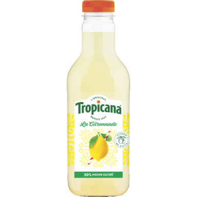 Les citronnades "Tropicana" citron de Sicile