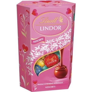 Image de Boules au chocolat Lindor - édition rose "Lindt"