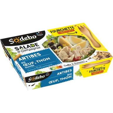 Salade & Compagnie Antibes "Sodebo" riz œuf thon olives