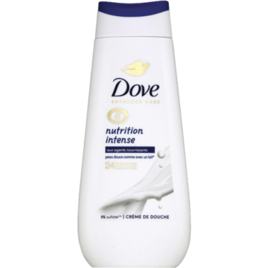 Le gel douche Nutrition Intense "Dove"