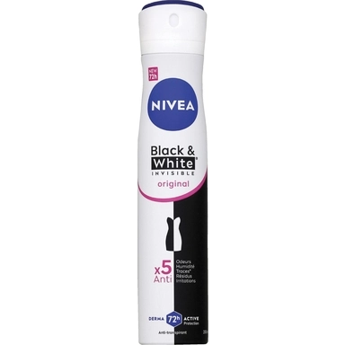 Image de Déodorant spray anti-transpirant Black&White "Nivea"