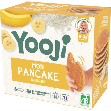 Image de Pancakes Bio surgelés "Yooji" banane