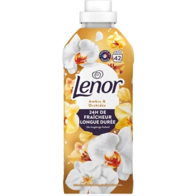 Image de Adoucissant ambre et orchidée "Lenor"
