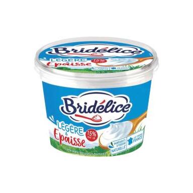 Crème épaisse "Bridélice" légère 15% de mat. gr.
