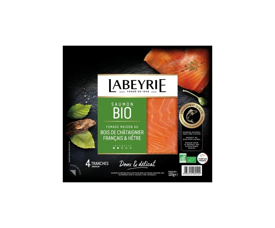 Image de Saumon fumé Atlantique Bio "Labeyrie"